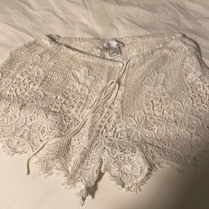 Miguelina crochet shorts